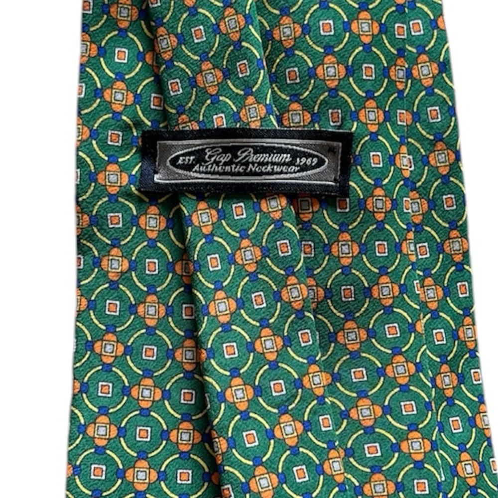 Vintage Gap Premium Silk Retro Abstract Neck Tie